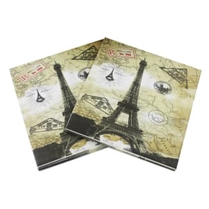 A pack of 12 by 12 inch Decoupage Napkins(5 pcs) - Vintage Paris