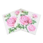 A pack of 12 by 12 inch Decoupage Napkins(5 pcs)  - Bunch of flowers