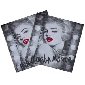 A pack of 12 by 12 inch Decoupage Napkins(5 pcs) - Marilyn Monroe CADN-27