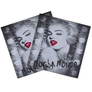 A pack of 12 by 12 inch Decoupage Napkins(5 pcs) - Marilyn Monroe CADN-27