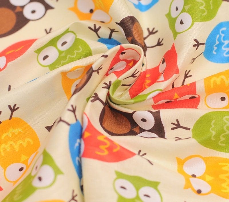 Printed Fabric - Owls (Large size)