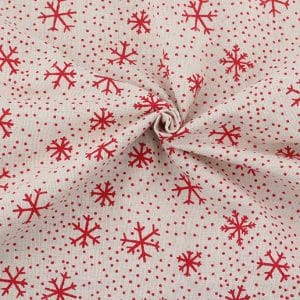 Printed Fabric - Snowflakes
