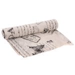 Printed Fabric - Paris with script and postmark
