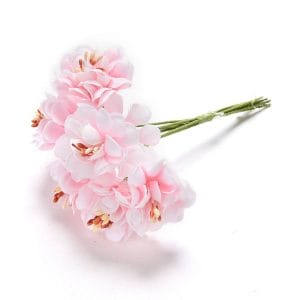Artifical flowers - Pink (Pack of 6 flowers)