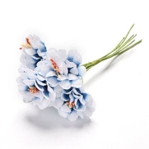Artifical flowers - Dark Blue (Pack of 6 flowers)