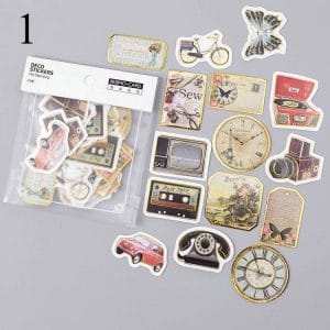 Vintage Ephemera or Die Cut Pack (45 pcs)