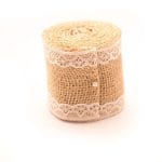 Designer Jute or burlap Ribbon