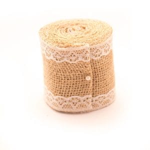 Designer Jute or burlap Ribbon