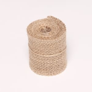 Natural Jute or burlap Ribbon (2.5 inch)