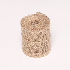 Natural Jute or burlap Ribbon (2.5 inch)