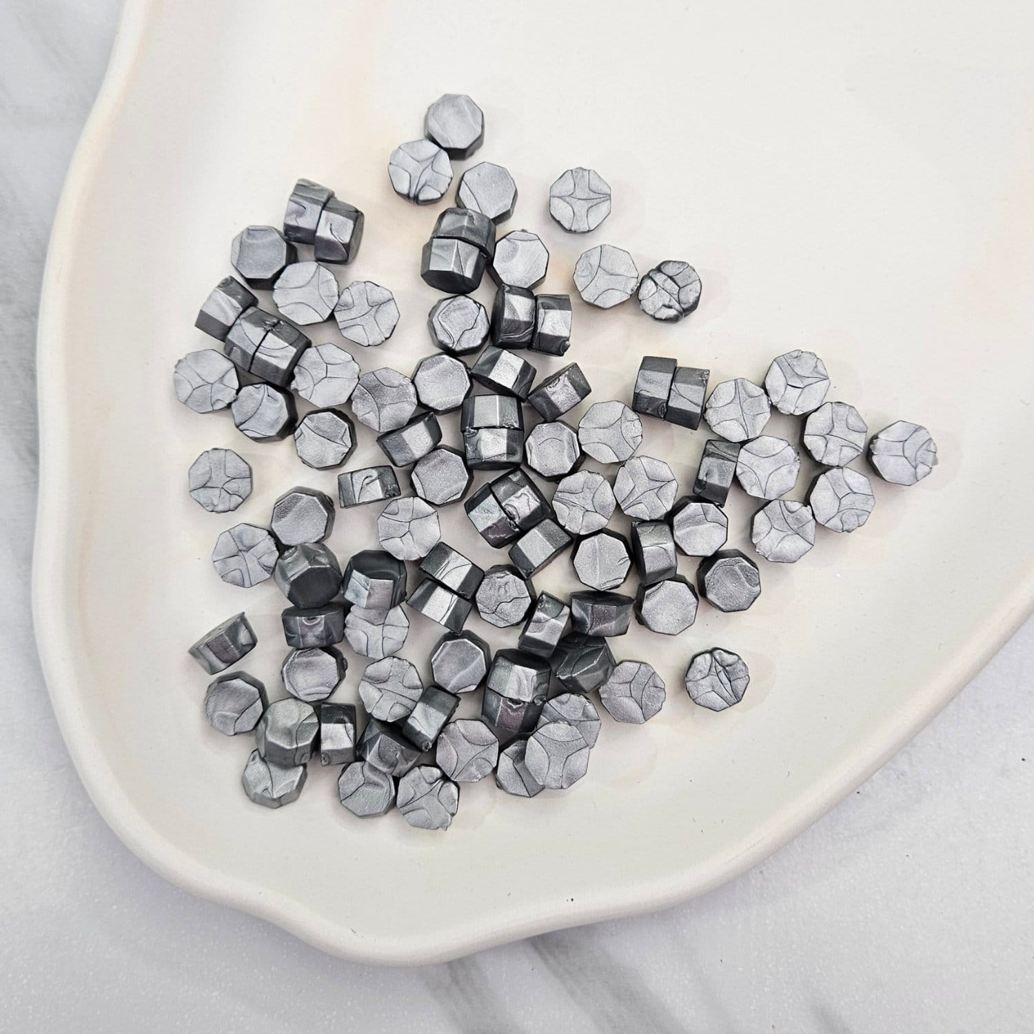 Sealing Wax Beads (25 grams) - Silver Sealing Wax Beads (25 grams) - Silver