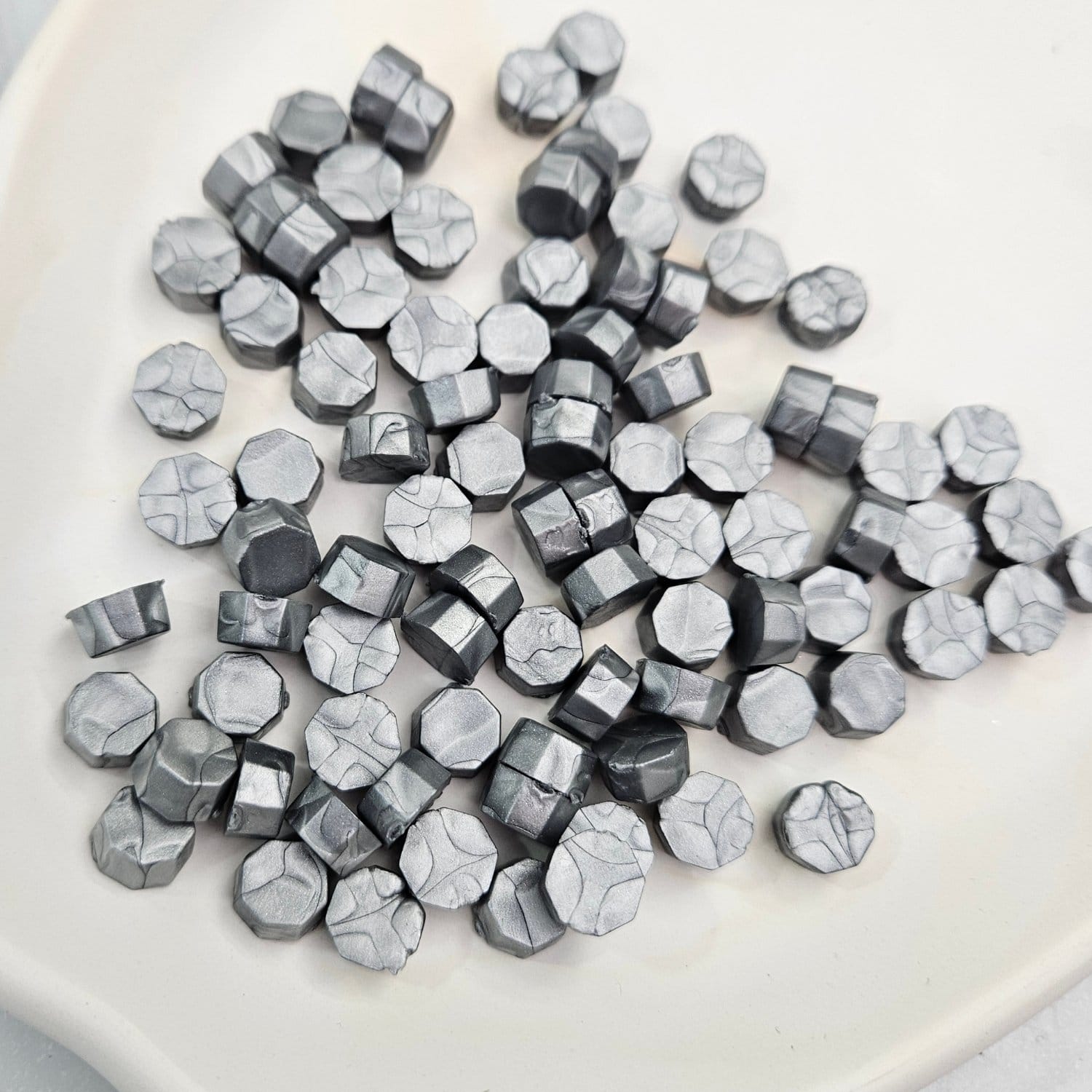 Sealing Wax Beads (25 grams) - Silver CraftAdda_Silver_Sealing_Wax_2