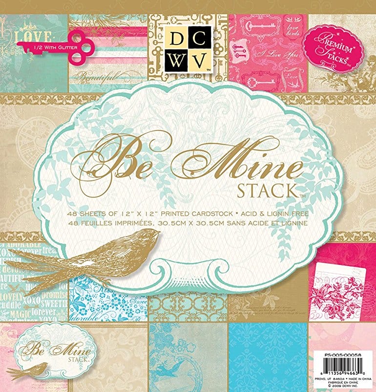 Die Cuts with a View - Be Mine - 12x12 Paper Stack