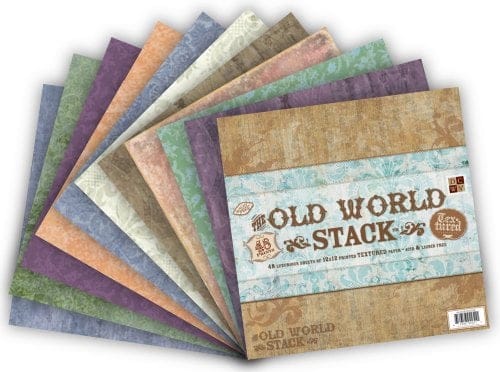 Die Cuts with a View - Old World - 12x12 Paper Stack DCWV old world paper pad 48sheets Die Cuts with a View - Old World - 12x12 Paper Stack
