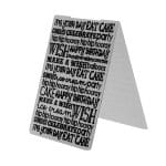 Embossing Folder - Birthday Wishes (4"X5.5")