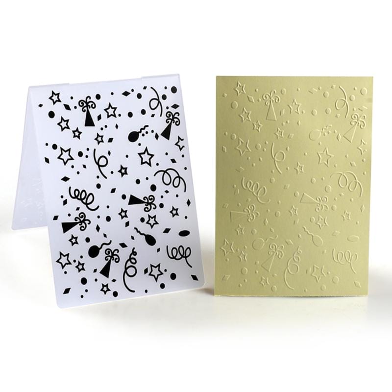 Embossing Folder - Birthday Confetti (4"X5.5")