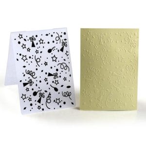 Embossing Folder - Birthday Confetti (4"X5.5")