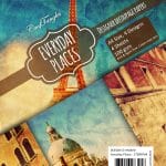 CrafTangles Decoupage Paper Pack  - Everyday Places (A4) - 4 sheets