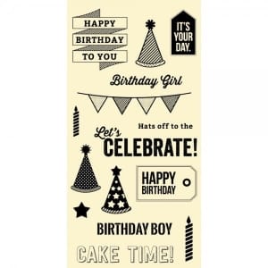 Hampton Art Clear Stamp - Birthday
