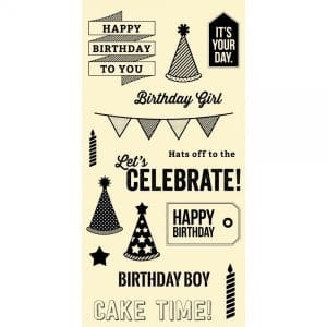 Hampton Art Clear Stamp - Birthday