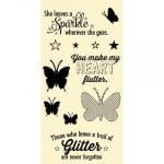 Hampton Art Clear Stamp - Butterflies