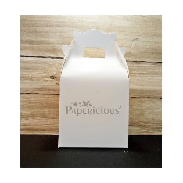 Favor Box with Handle - pack of 5 (Papericious Die Cut Boxes)