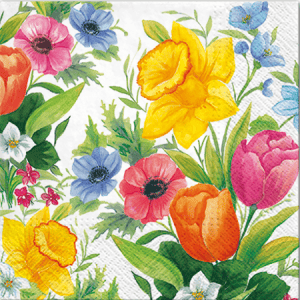 A pack of 13 by 13 inch Decpoupage Napkin Paper (SDL090300) - Set of 5 pcs