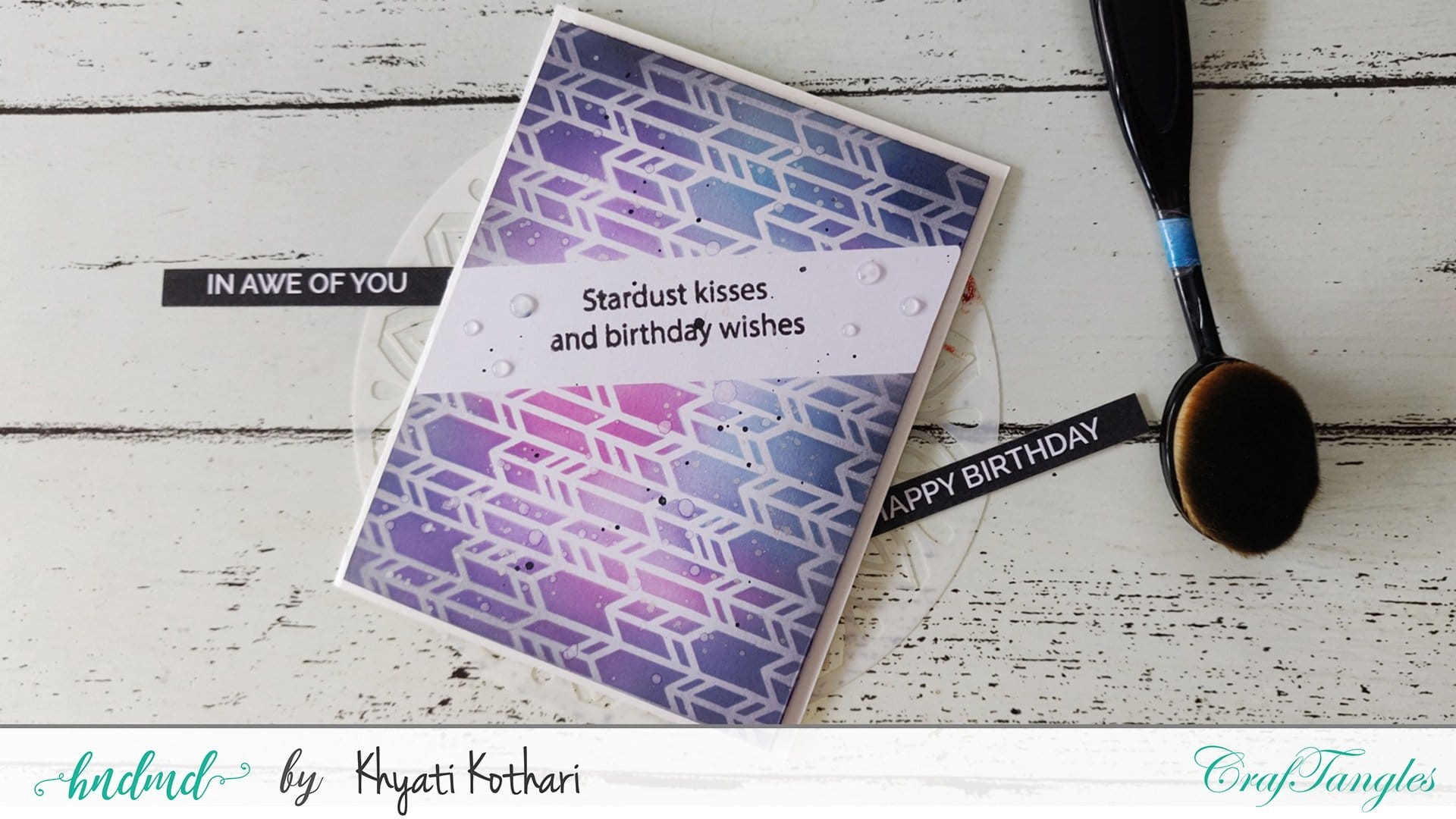 CrafTangles 6"x6" Stencil - Herringbone Stencil101 Day12 Stencil101-Day12