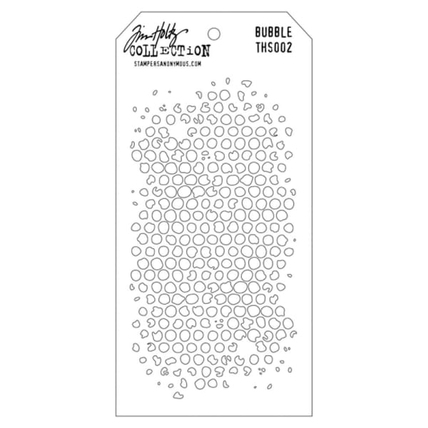Tim Holtz Layering Stencil - Bubble