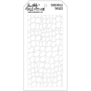 Tim Holtz Layering Stencil - Crocodile