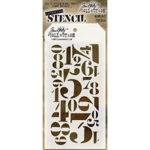 Tim Holtz Layering Stencil - Numeric