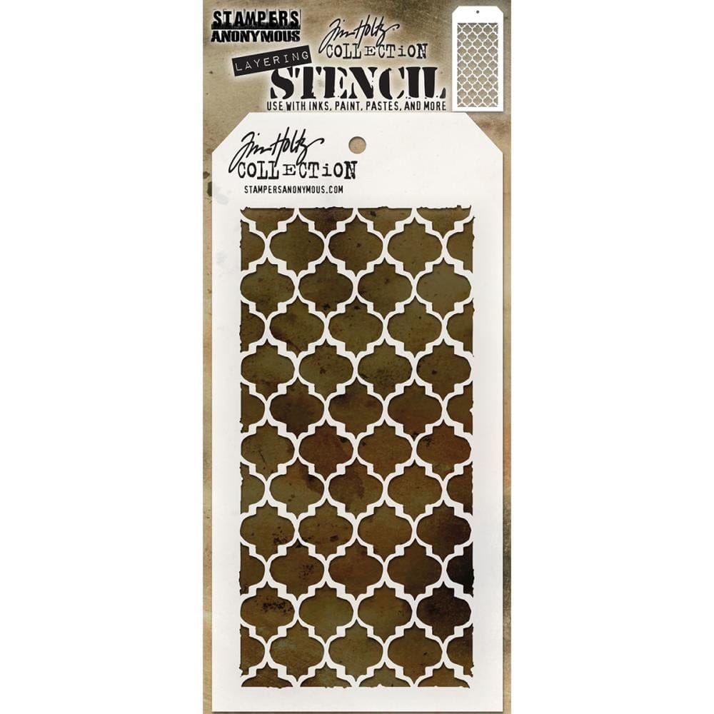 Tim Holtz Layering Stencil - Trellis TH074 ranger stencil by tim holtz trellis Tim Holtz Layering Stencil - Trellis