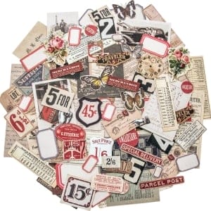 Tim Holtz Idealogy Ephemera Pack - Snippets Tiny Die cuts (111/pkg)