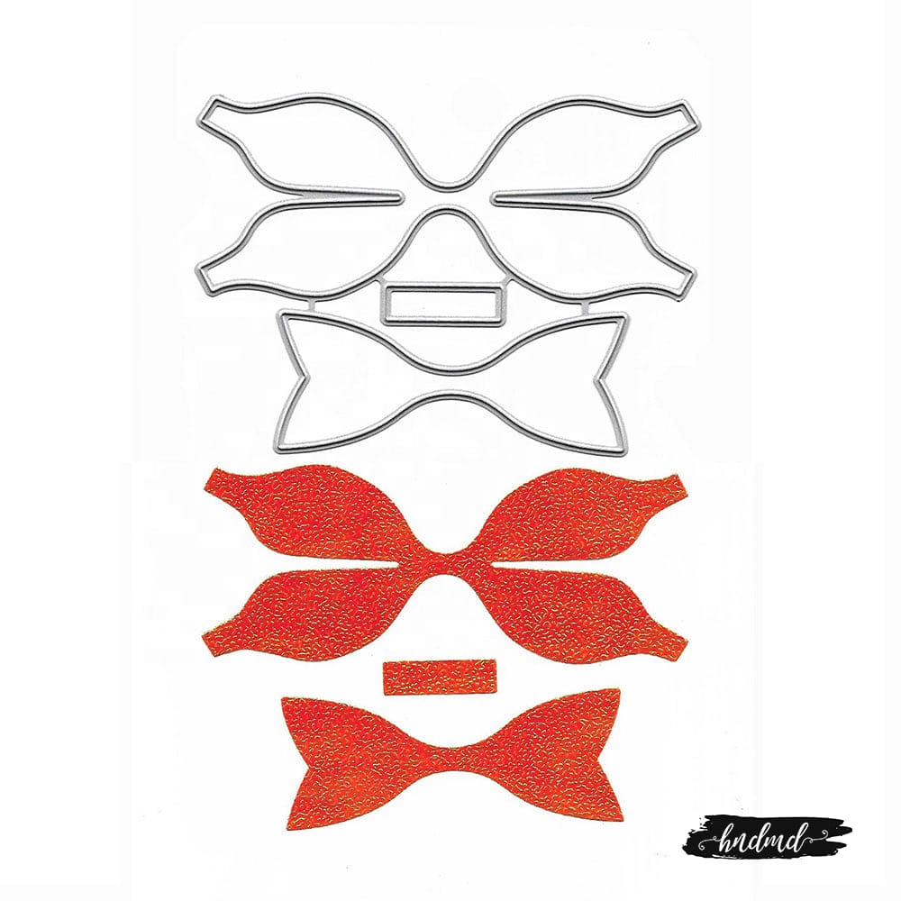 Steel Dies - Ribbon or Bow Makers (Set of 3 dies) XY1020 steel cutting dies CraftAdda Steel Dies - Ribbon or Bow Makers (Set of 3 dies)