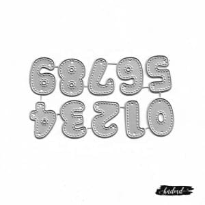 Steel Dies - Stitched Numbers