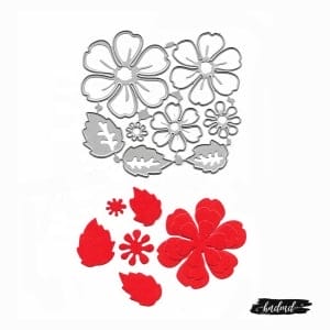 Steel Cutting Dies - Flower and Leaves (XY728)