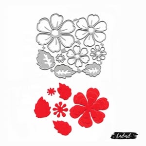 Steel Cutting Dies - Flower and Leaves (XY728)