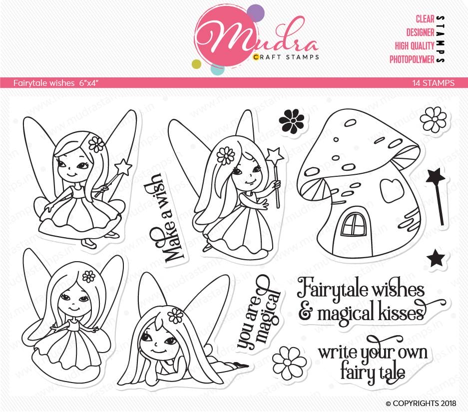 Mudra Craft Stamps - Fairytale Wishes mudra stamps fairytale wishes Mudra Craft Stamps - Fairytale Wishes