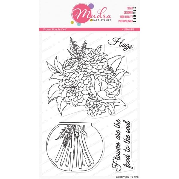 Mudra Craft Stamps - Flower Bunch