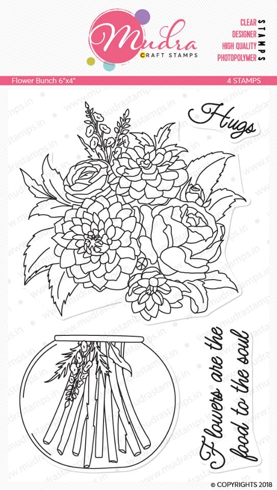 Mudra Craft Stamps - Flower Bunch mudra stamps flower bunch Mudra Craft Stamps - Flower Bunch