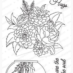 Mudra Craft Stamps - Flower Bunch