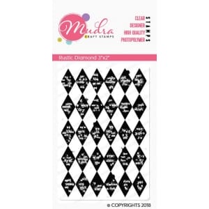 Mudra Craft Stamps - Rustic Diamond