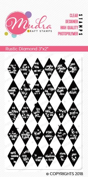 Mudra Craft Stamps - Rustic Diamond mudra stamps rustic diamond Mudra Craft Stamps - Rustic Diamond