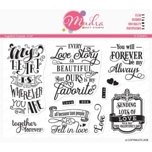 Mudra Craft Stamps - Together Forever