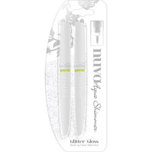 Nuvo Aqua Shimmer Glitter Gloss Pens (Pack of 2 pens)