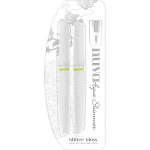 Nuvo Aqua Shimmer Glitter Gloss Pens (Pack of 2 pens)