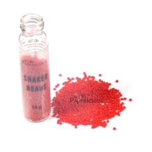 Papericious Shaker Beads - Red