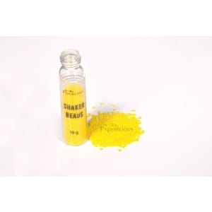 Papericious Shaker Beads - Yellow