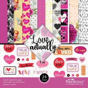 Papericious - Love Actually (6 by 6 paper)