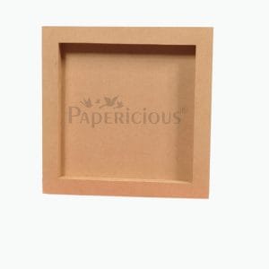 Papericious Wooden Shadow Frames (8 by 8 inch)